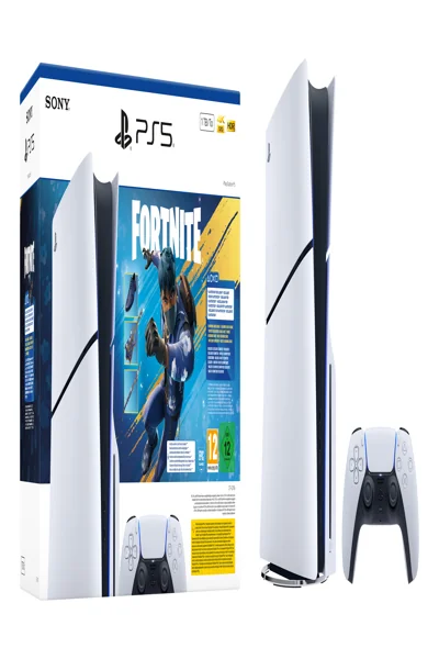 PlayStation 5 Slim Disc Fortnite Flowering Chaos bundle