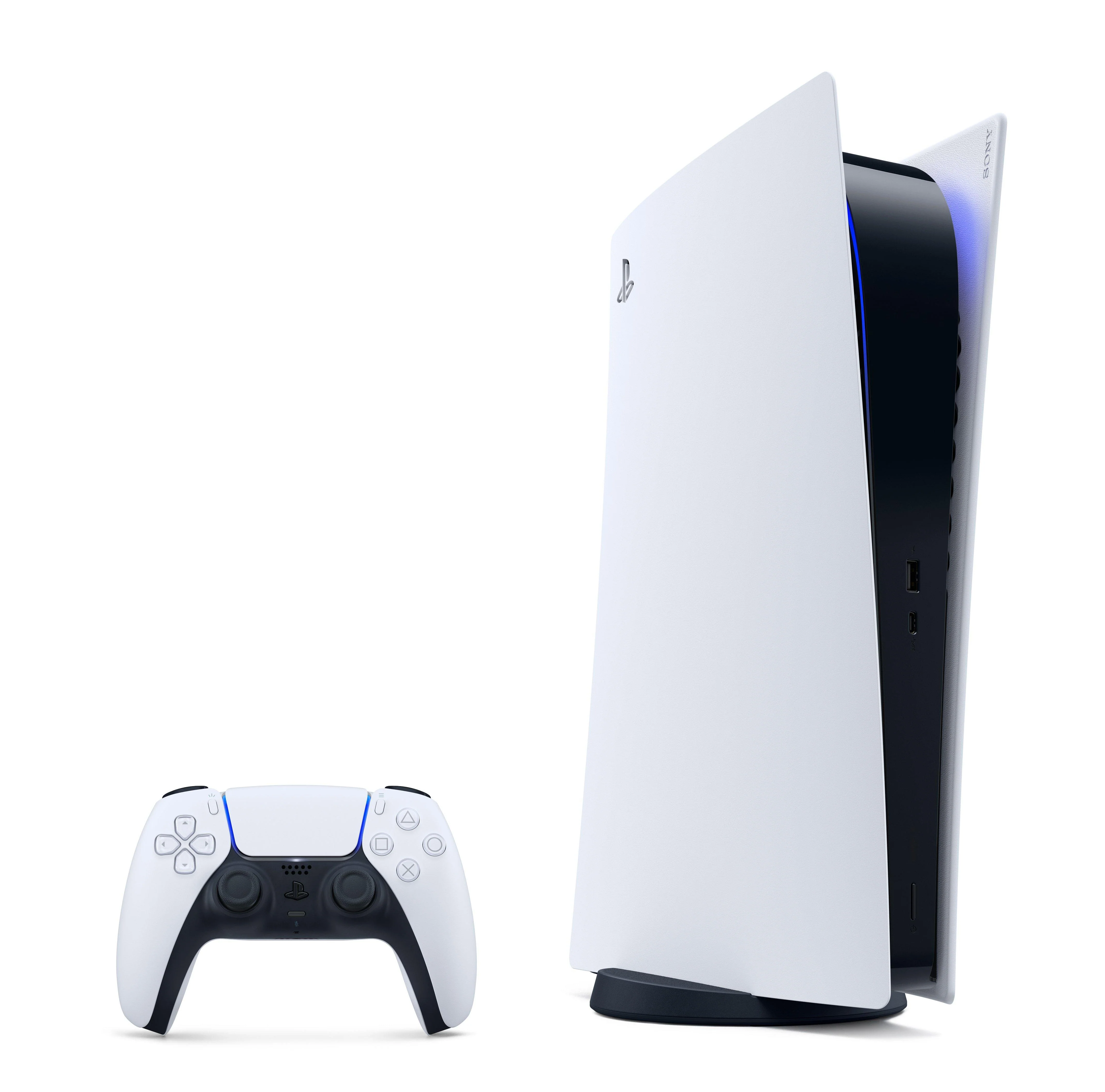 PlayStation 5 Slim Digital console and DualSense controller